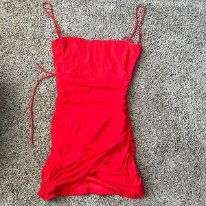 Lucy in the sky medium red mini dress